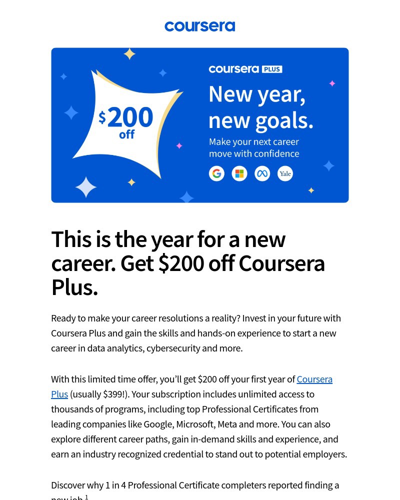 Screenshot of email with subject /media/emails/new-year-new-career-get-200-off-coursera-plus-1e5987-cropped-4a990e8a.jpg