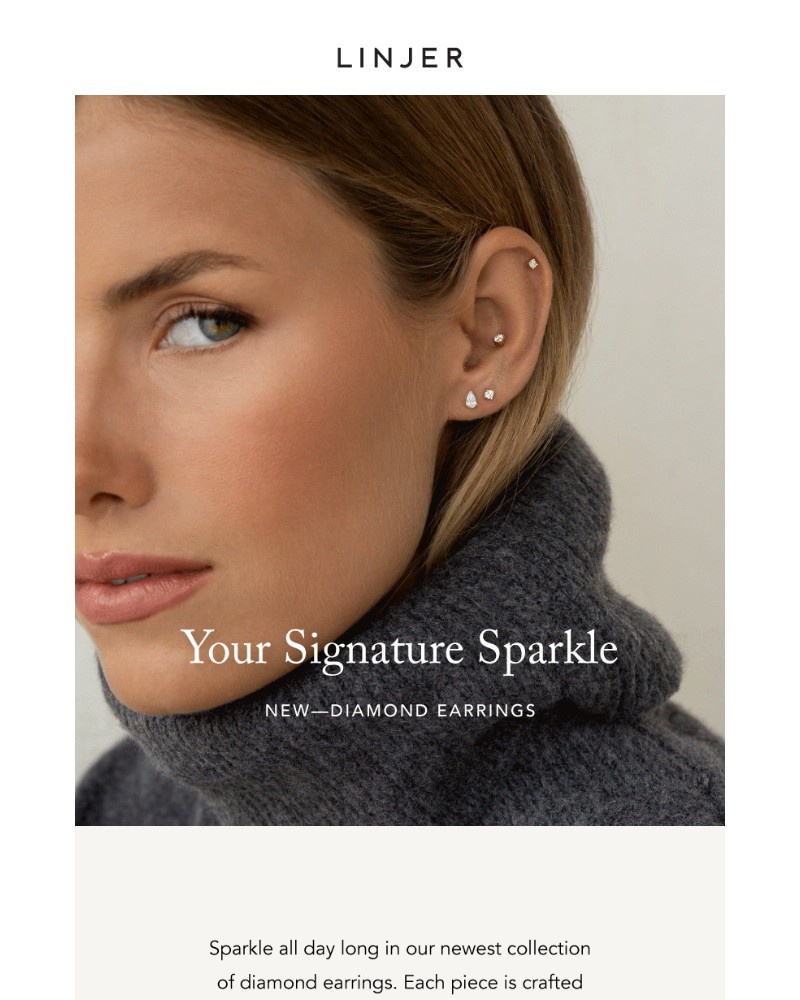 Screenshot of email sent to a Linjer Newsletter subscriber