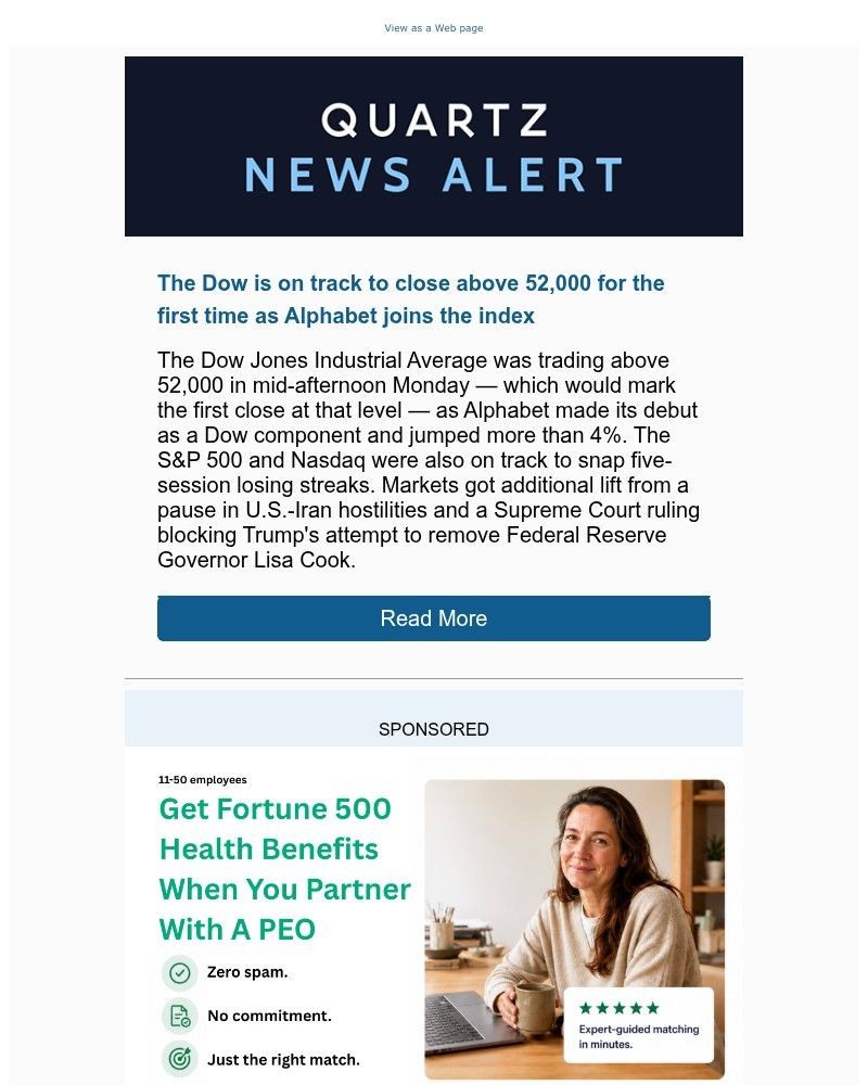 Screenshot of email with subject /media/emails/news-alert-dow-on-track-to-close-above-52000-9a47d6-cropped-a7f44178.jpg