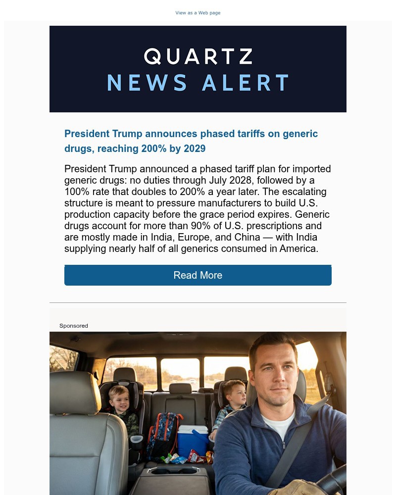 Screenshot of email with subject /media/emails/news-alert-trump-plans-200-tariffs-on-generic-drugs-8a8289-cropped-6237af46.jpg
