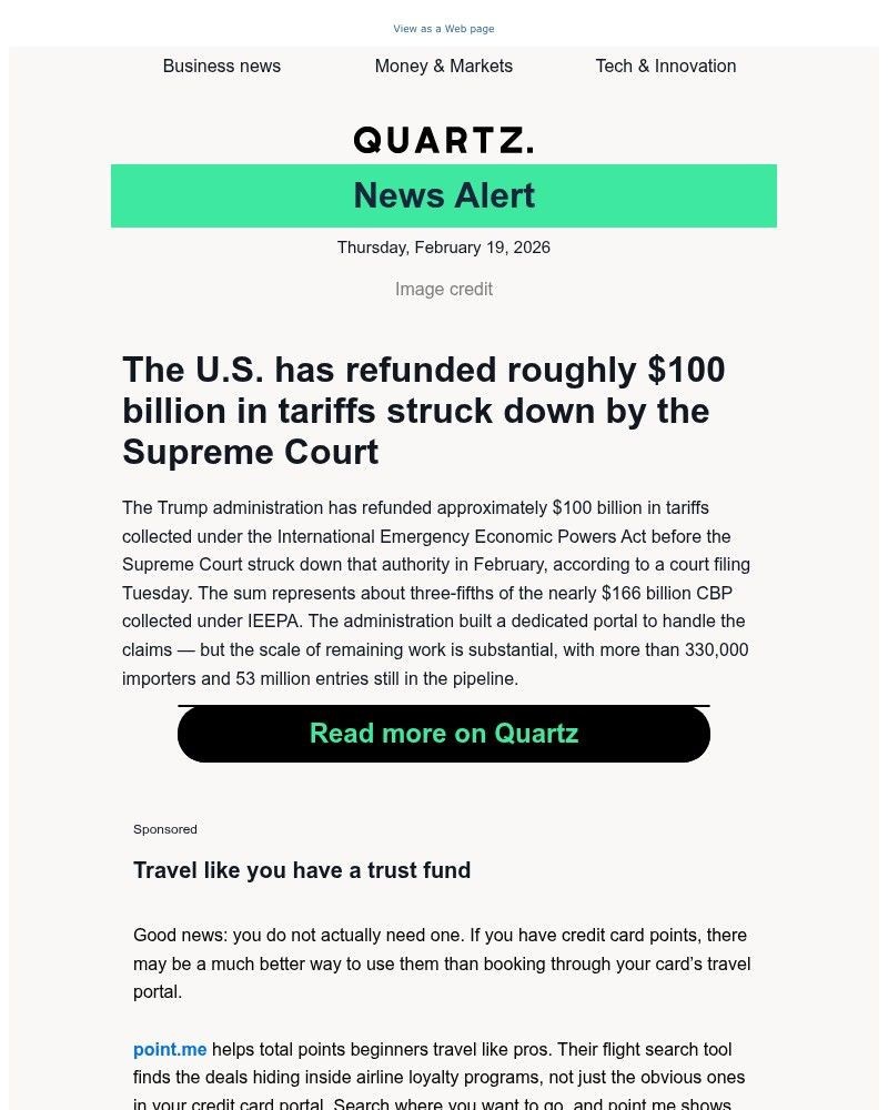Screenshot of email with subject /media/emails/news-alert-us-has-refunded-100b-in-tariffs-3b9e7d-cropped-9a6bb414.jpg
