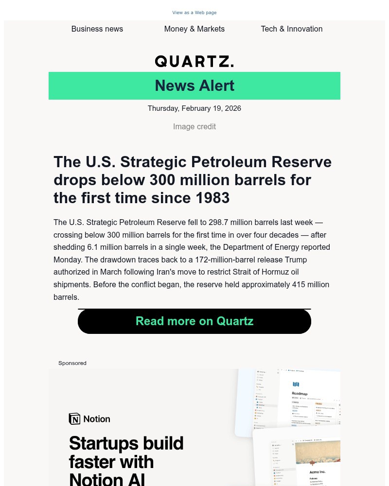 Screenshot of email with subject /media/emails/news-alert-us-oil-reserve-hits-lowest-since-1983-725546-cropped-cecc7cc5.jpg