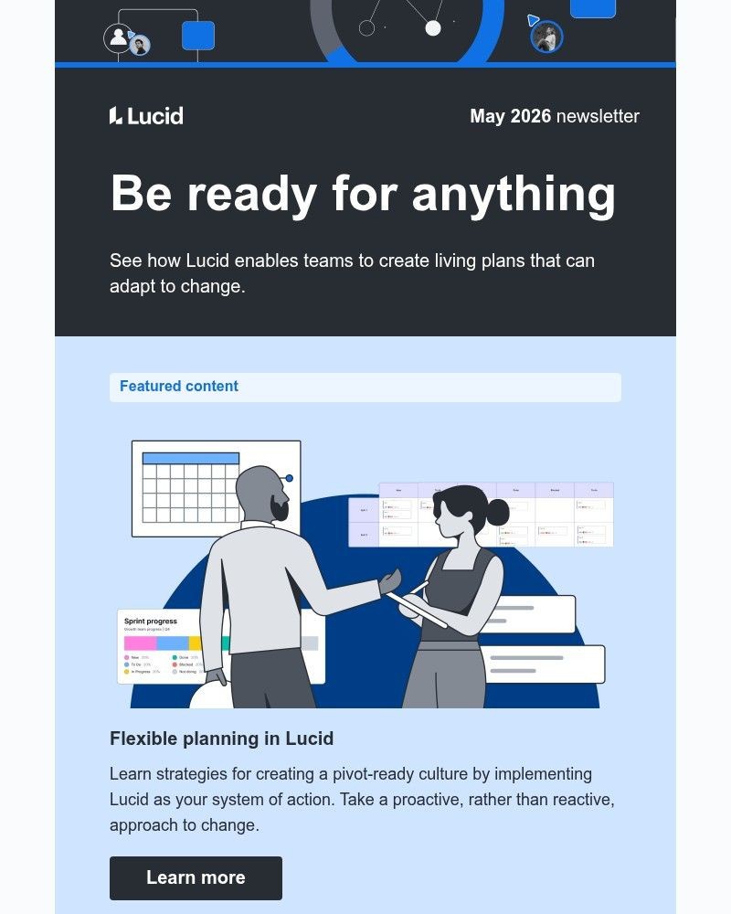 Screenshot of email sent to a Lucidchart Trial user