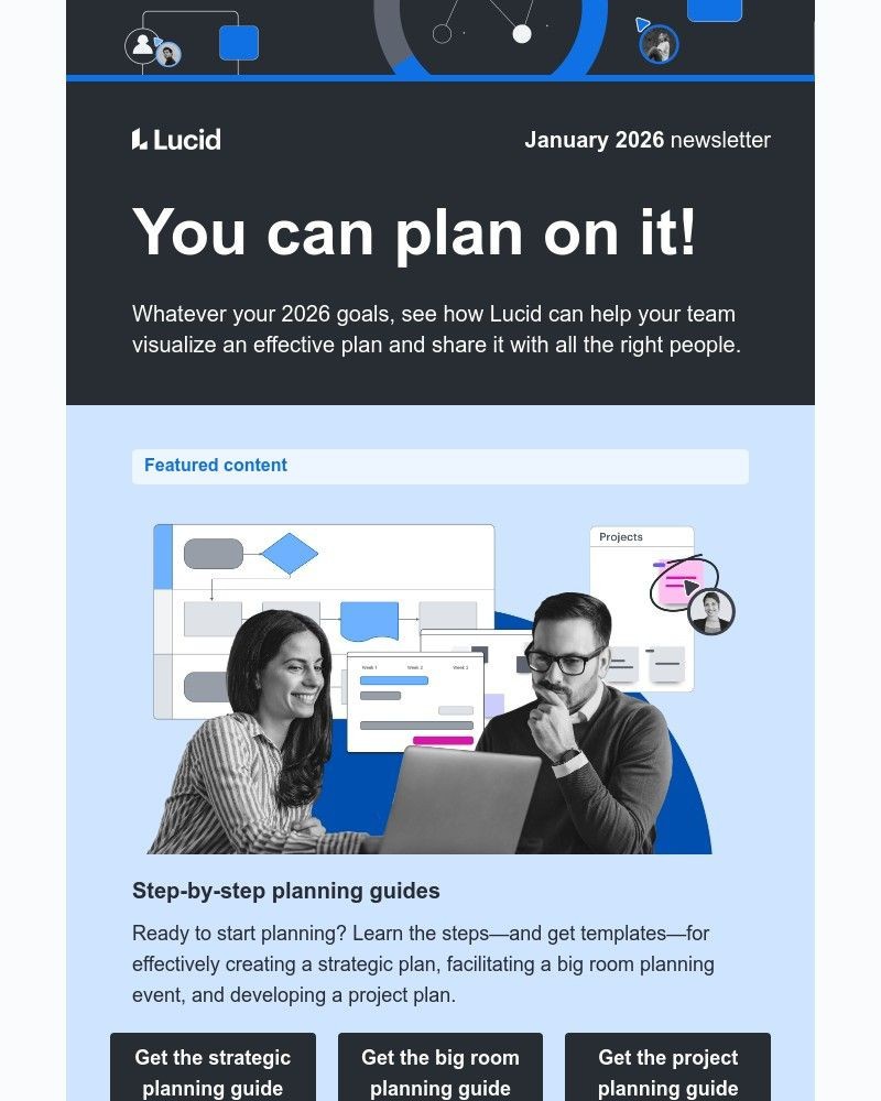 Screenshot of email sent to a Lucidchart Trial user