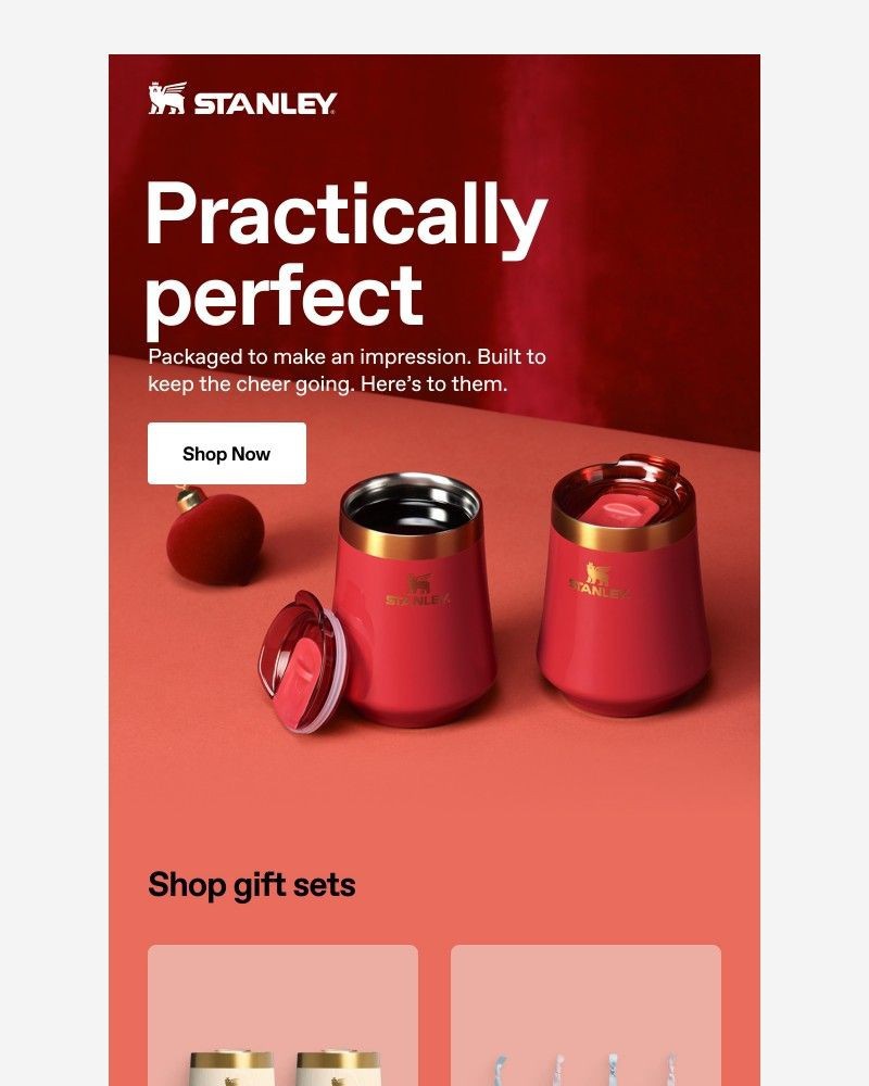 Screenshot of email sent to a Stanley Newsletter subscriber