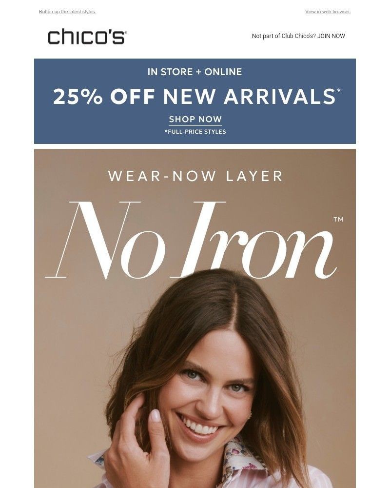 Screenshot of email with subject /media/emails/no-irontm-in-wear-now-color-print-25-off-64e652-cropped-03cbc2a0.jpg
