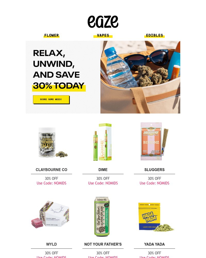 Screenshot of email with subject /media/emails/no-mid-just-major-only-fire-brands-at-eaze-5ced72-cropped-7766874f.jpg