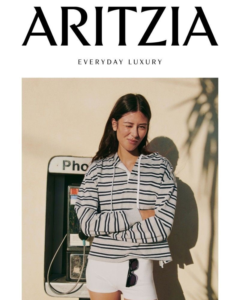 Screenshot of email sent to a Aritzia Newsletter subscriber