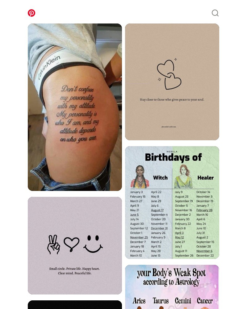 Screenshot of email sent to a Pinterest Registered user