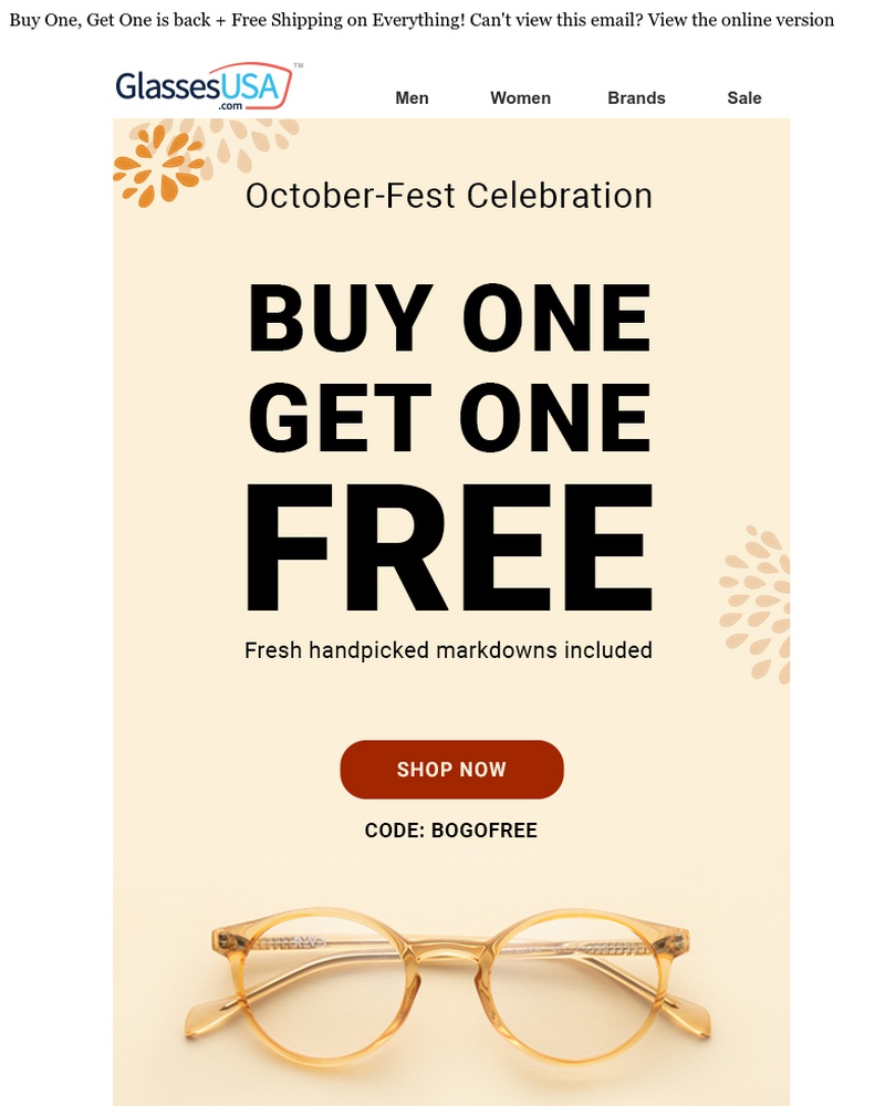 Screenshot of email with subject /media/emails/october-celebration-free-2nd-pair-coupon-inside-cropped-e1a50894.jpg