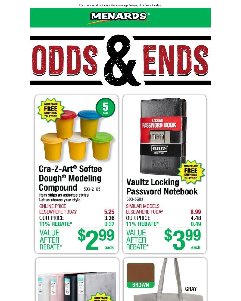 Screenshot of email with subject /media/emails/odds-ends-and-more-hot-deals-c8c0ee-cropped-eeaa1540.jpg