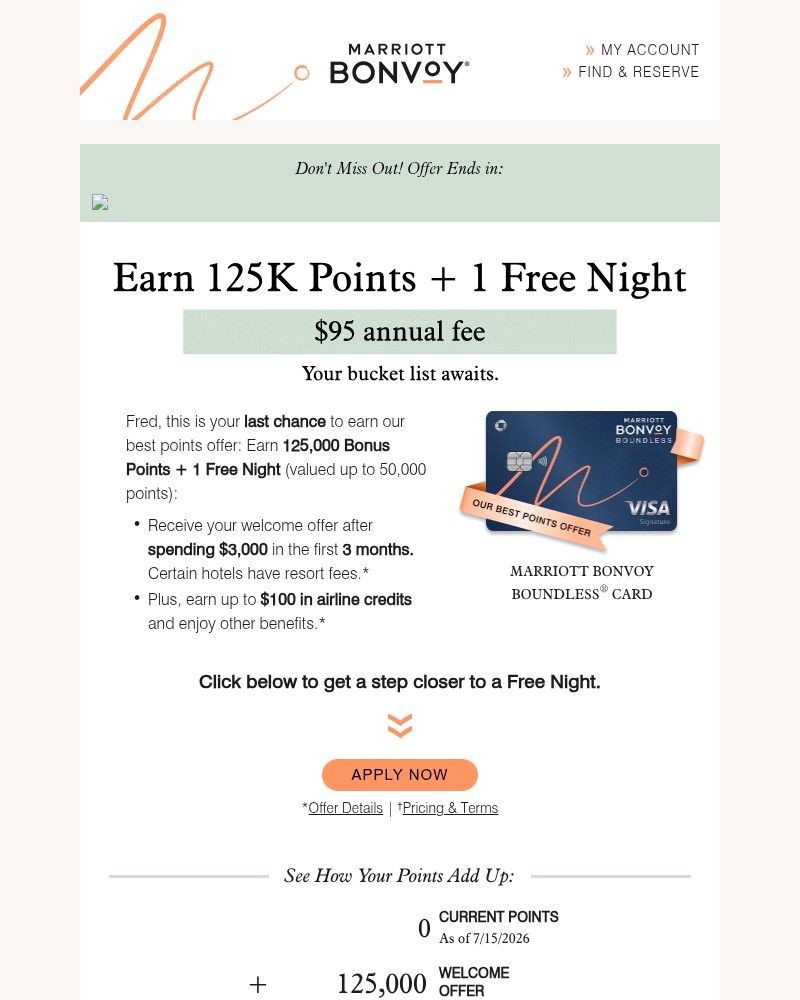 Screenshot of email with subject /media/emails/offer-ends-soon-earn-125k-points-1-free-night-fred-32e3cb-cropped-e0b340de.jpg