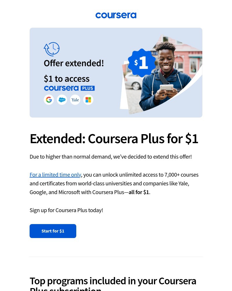 Screenshot of email with subject /media/emails/offer-extended-get-coursera-plus-for-just-1-07affe-cropped-369fe016.jpg