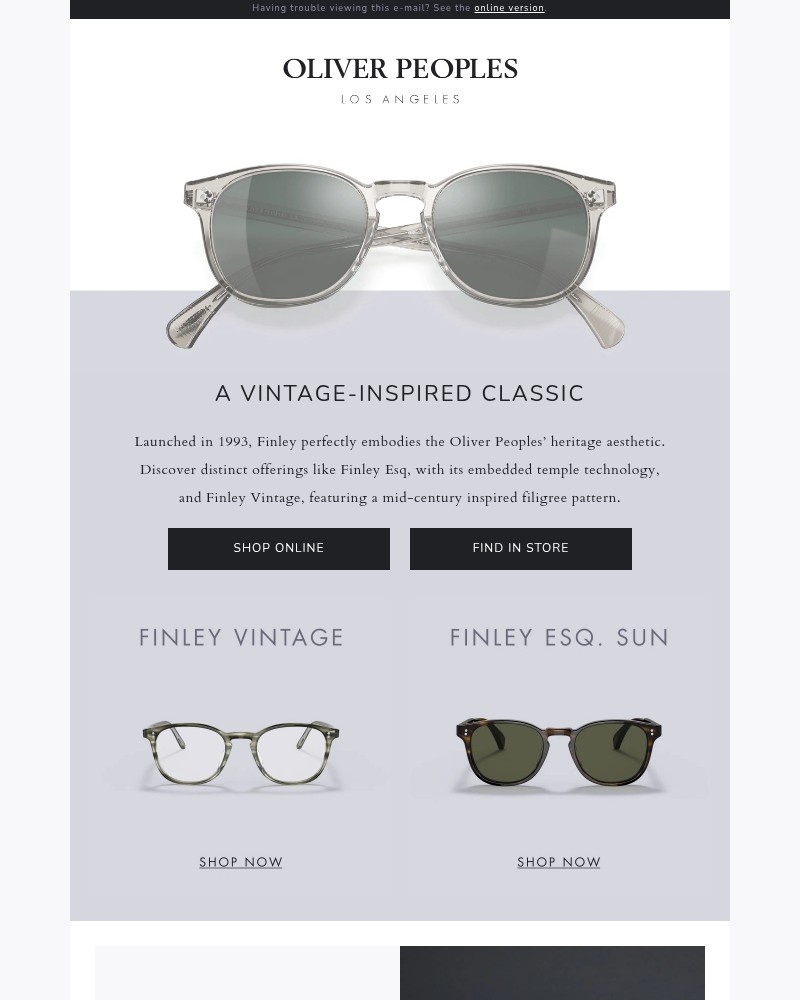 Screenshot of email with subject /media/emails/oliver-peoples-icons-pt-3-finley-bb4a11-cropped-387d8a60.jpg