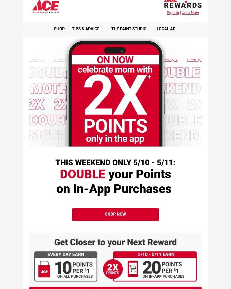 Screenshot of email with subject /media/emails/on-now-celebrate-mom-with-2x-points-717ce7-cropped-d3dc58df.jpg