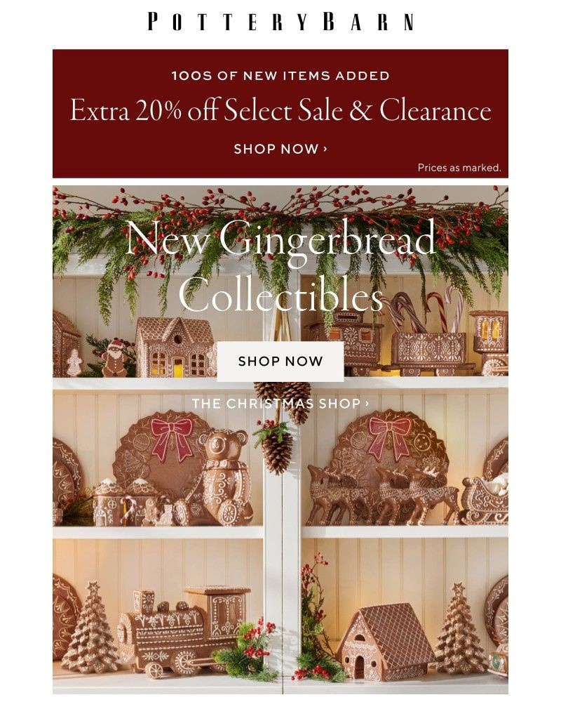 Screenshot of email with subject /media/emails/on-now-extra-20-off-clearance-new-gingerbread-collectibles-baeaba-cropped-7ec78738.jpg
