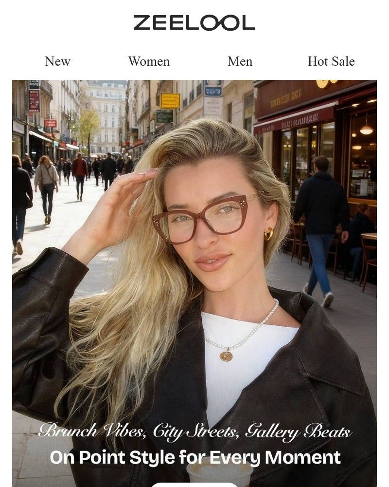 Screenshot of email sent to a Zeelool Newsletter subscriber