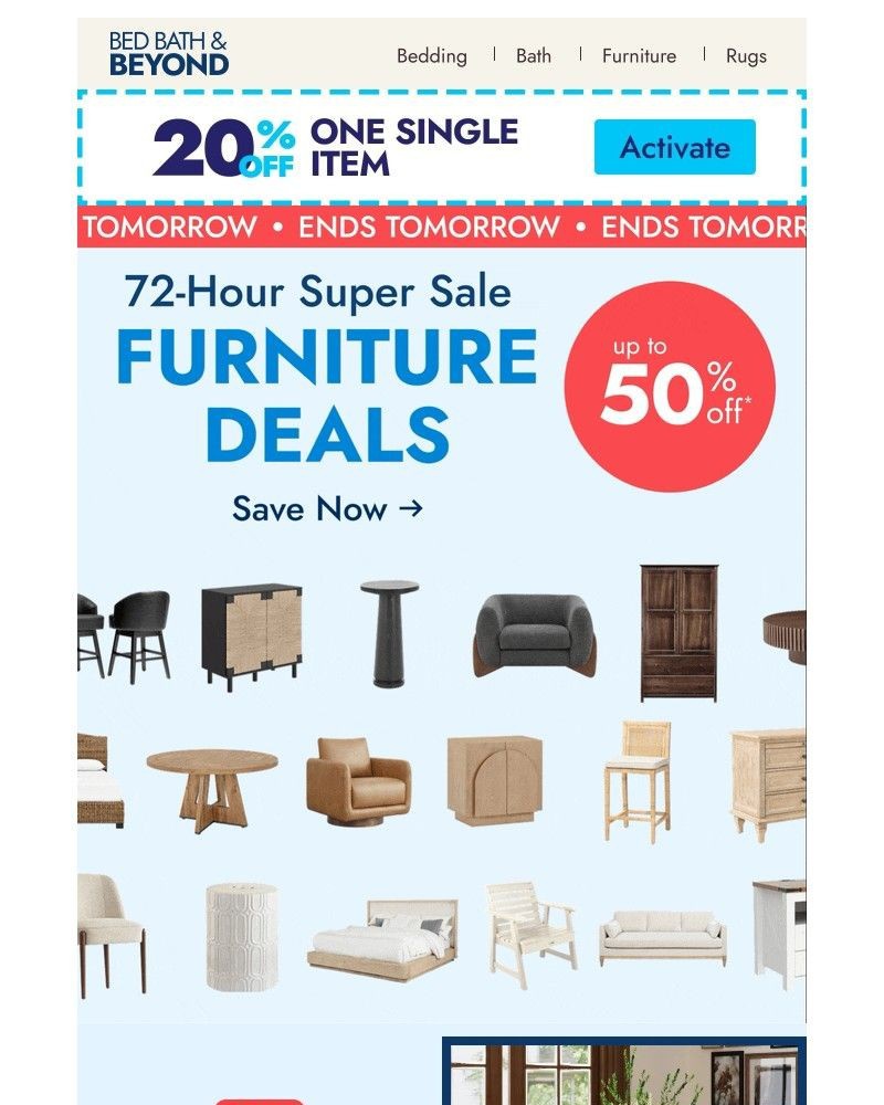 Screenshot of email with subject /media/emails/one-day-left-for-up-to-50-off-furniture-ea3e95-cropped-41a3675c.jpg