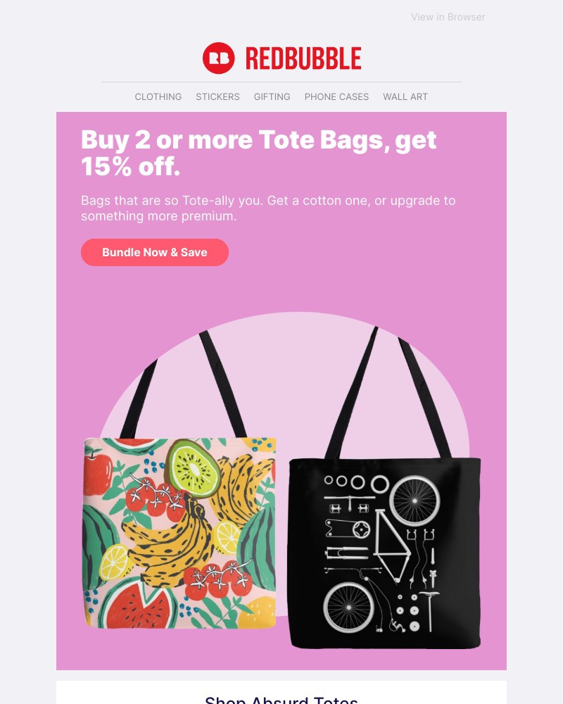 Screenshot of email with subject /media/emails/one-for-you-one-for-a-friend-get-15-off-tote-bags-dd254a-cropped-16594bb4.jpg