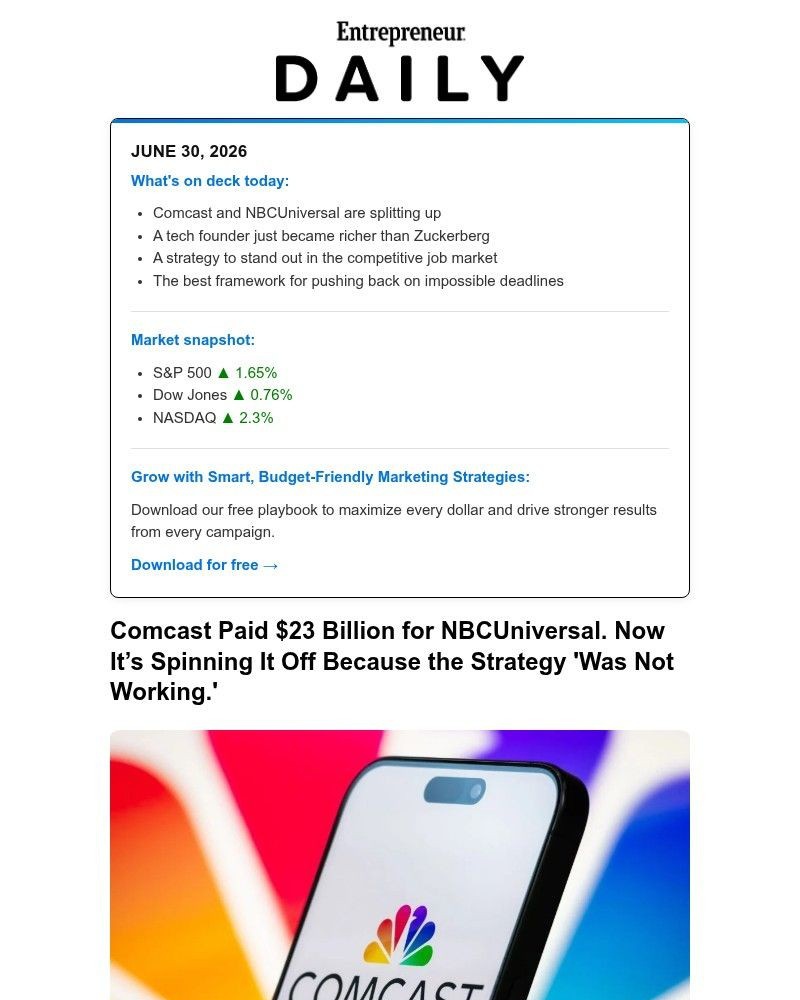 Screenshot of email with subject /media/emails/one-tech-founder-just-passed-zuckerberg-on-the-rich-list-508bcd-cropped-af419ea7.jpg