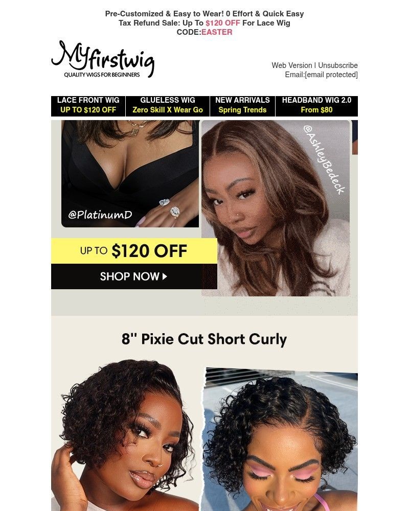 Screenshot of email with subject /media/emails/one-wig-endless-looks-the-wig-that-fits-every-queen-awaitsup-to-120-off-dcf9e8-cr_r1HCl5P.jpg