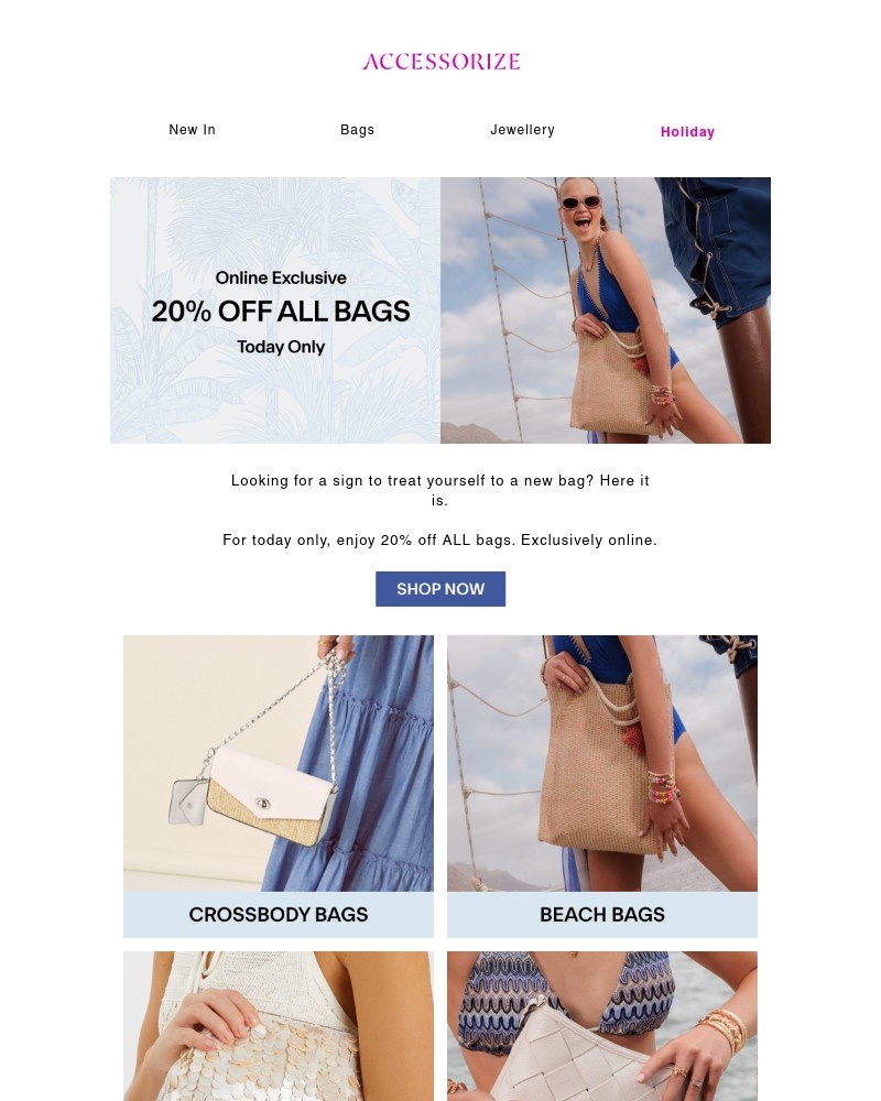 Screenshot of email with subject /media/emails/online-exclusive-20-off-all-bags-4607cd-cropped-7afe007d.jpg
