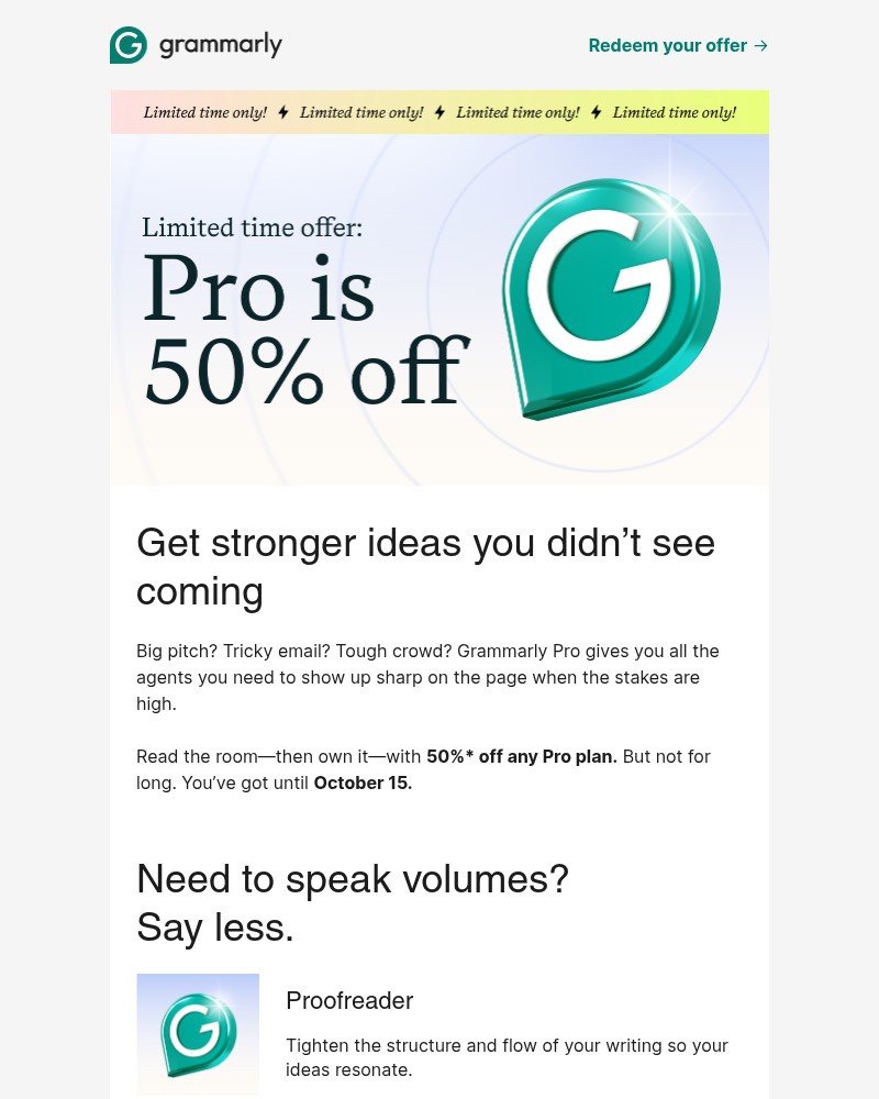 Screenshot of email with subject /media/emails/only-a-few-days-left-to-save-50-on-pro-9ba40f-cropped-984d599f.jpg