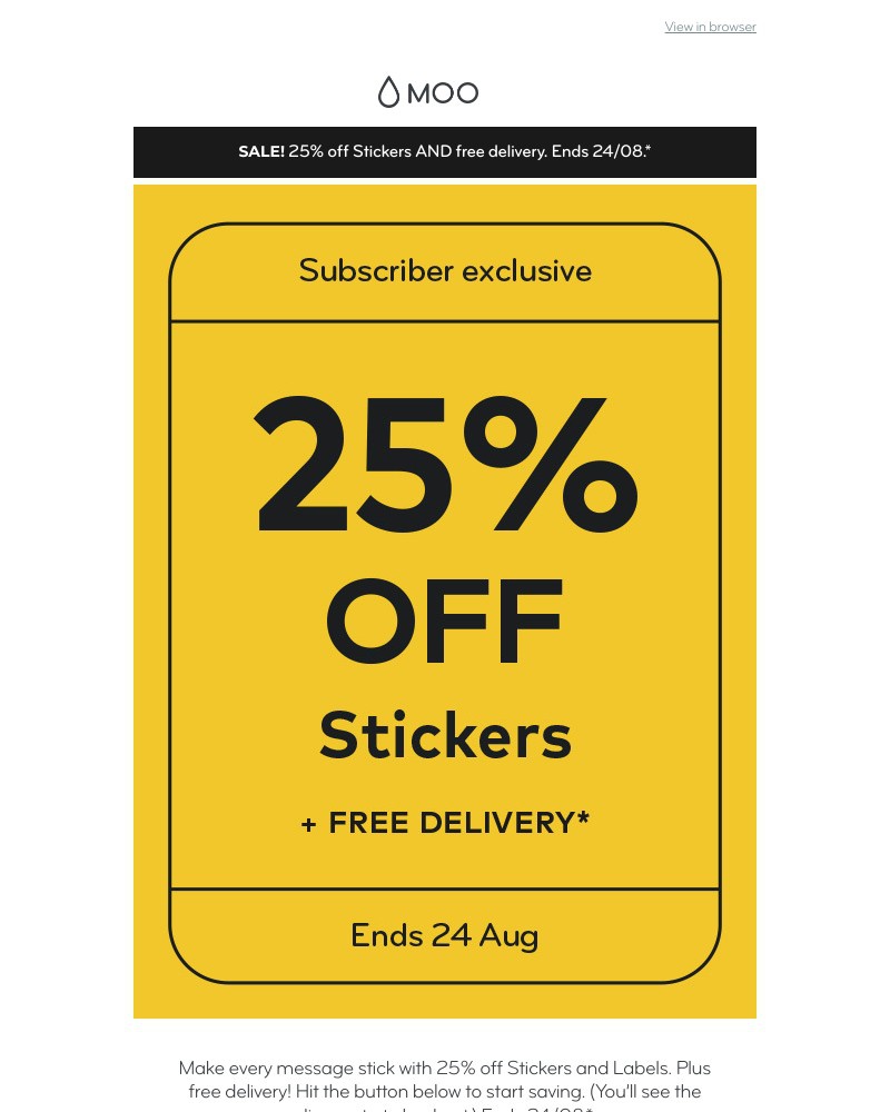 Screenshot of email with subject /media/emails/open-for-25-off-stickers-and-free-delivery-6bfc6c-cropped-55652caa.jpg