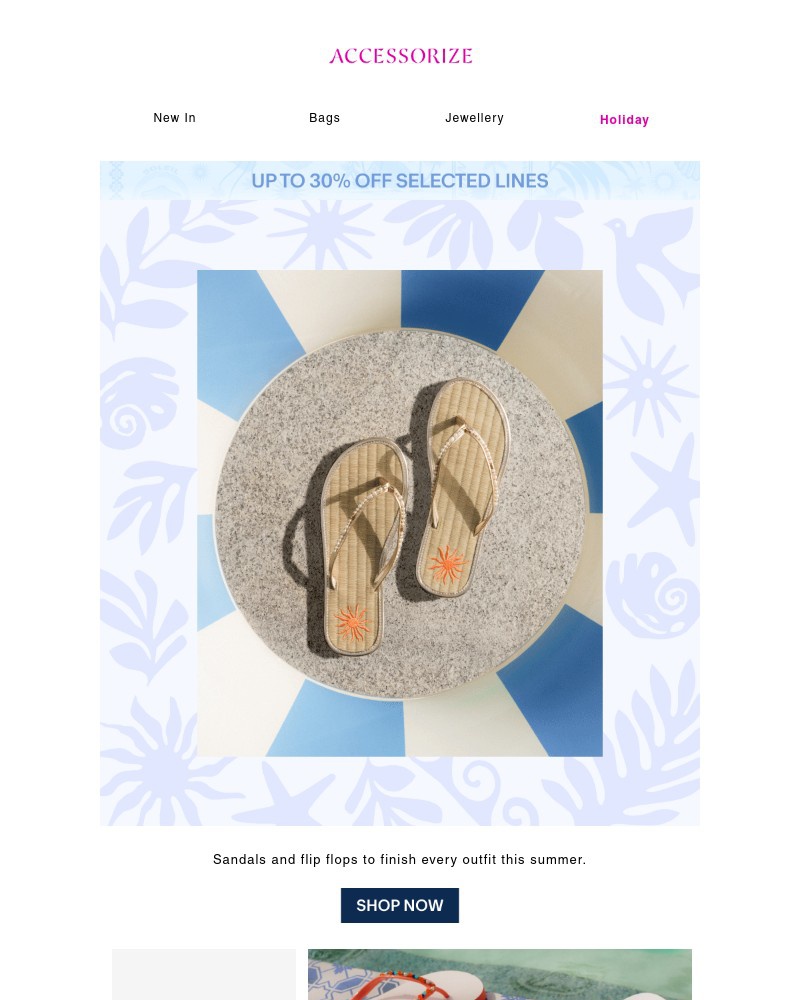 Screenshot of email with subject /media/emails/open-to-find-your-summer-sole-mate-61acc3-cropped-35f8f76c.jpg