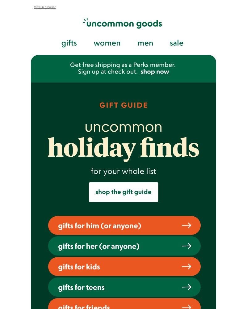 Screenshot of email with subject /media/emails/our-2025-holiday-gift-guides-have-landed-87131a-cropped-84a8969b.jpg
