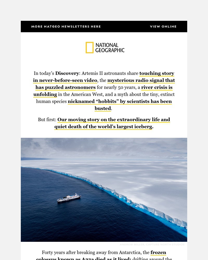 Screenshot of email with subject /media/emails/our-ancient-hobbit-cousins-ate-dragon-leftoversand-the-worlds-largest-iceberg-is-_2fiHNTR.jpg