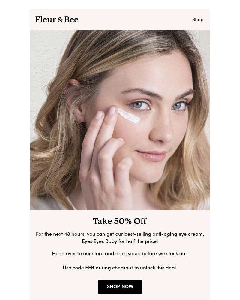 Screenshot of email with subject /media/emails/our-best-seller-50-off-e4025b-cropped-1c5480cc.jpg