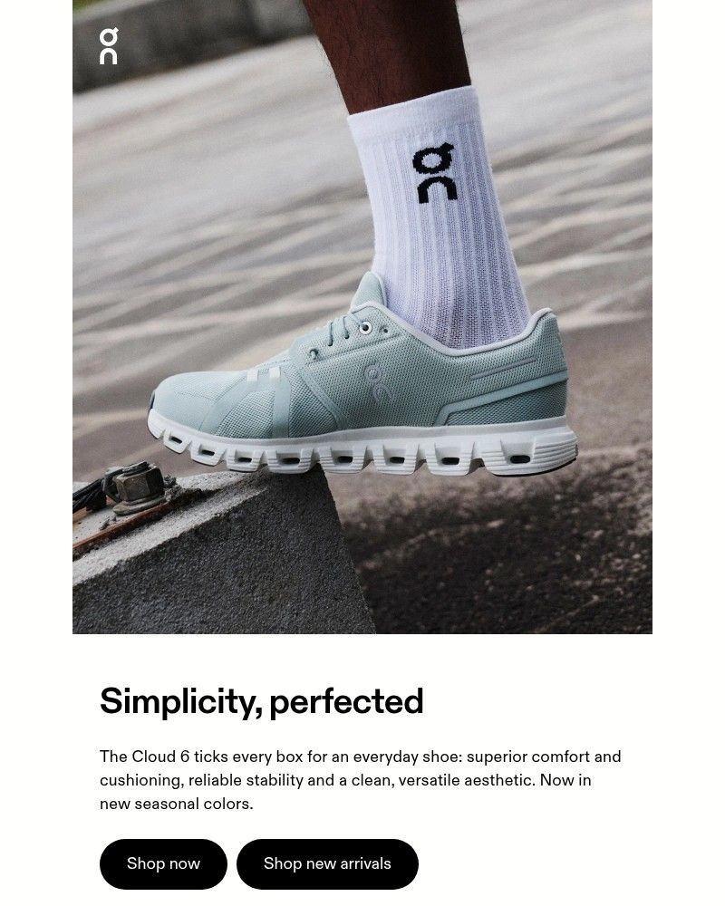 Screenshot of email with subject /media/emails/our-bestselling-cloud-6-now-in-seasonal-colors-ec3cc6-cropped-b97d6a25.jpg