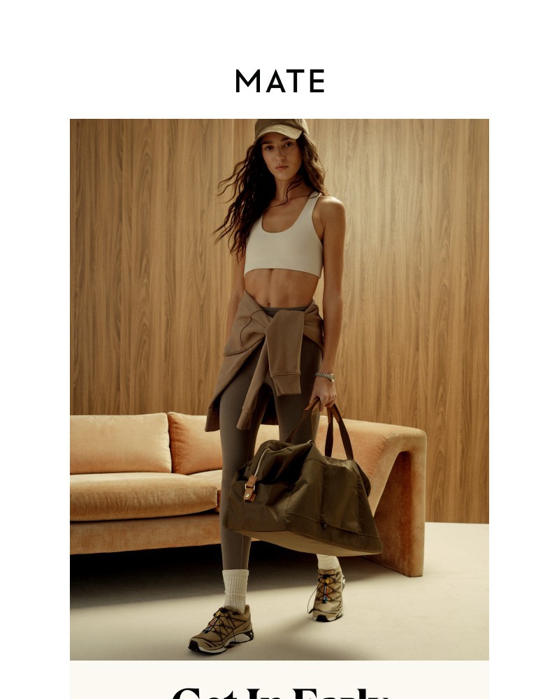 Screenshot of email sent to a MATE the Label Newsletter subscriber