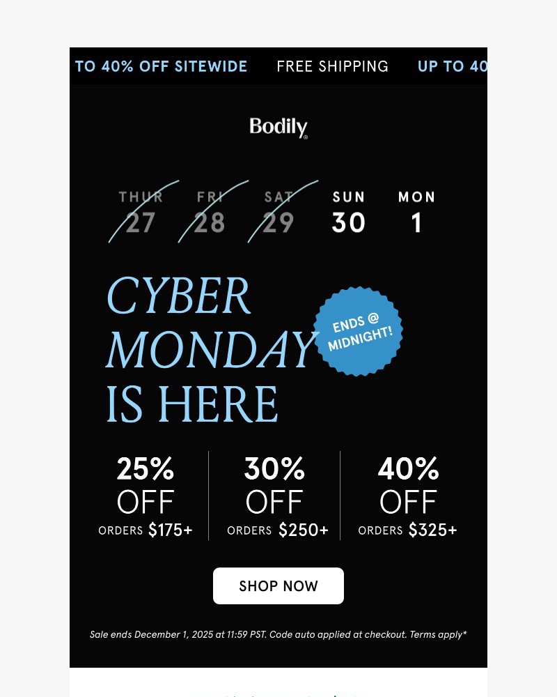 Screenshot of email with subject /media/emails/our-cyber-monday-sale-ends-at-midnight-261617-cropped-34762554.jpg