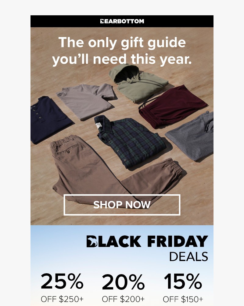 Screenshot of email with subject /media/emails/our-entire-gift-guide-is-on-sale-f3d4c6-cropped-83bd0b8d.jpg