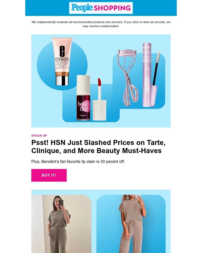 Screenshot of email sent to a People Newsletter subscriber