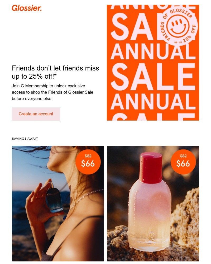 Screenshot of email with subject /media/emails/our-friends-of-glossier-sale-is-here-e99a44-cropped-c6aebc16.jpg