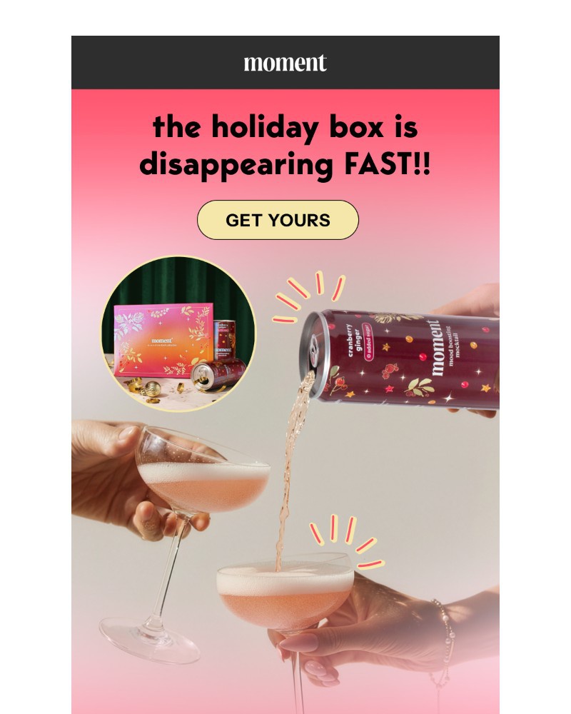 Screenshot of email sent to a Moment Newsletter subscriber