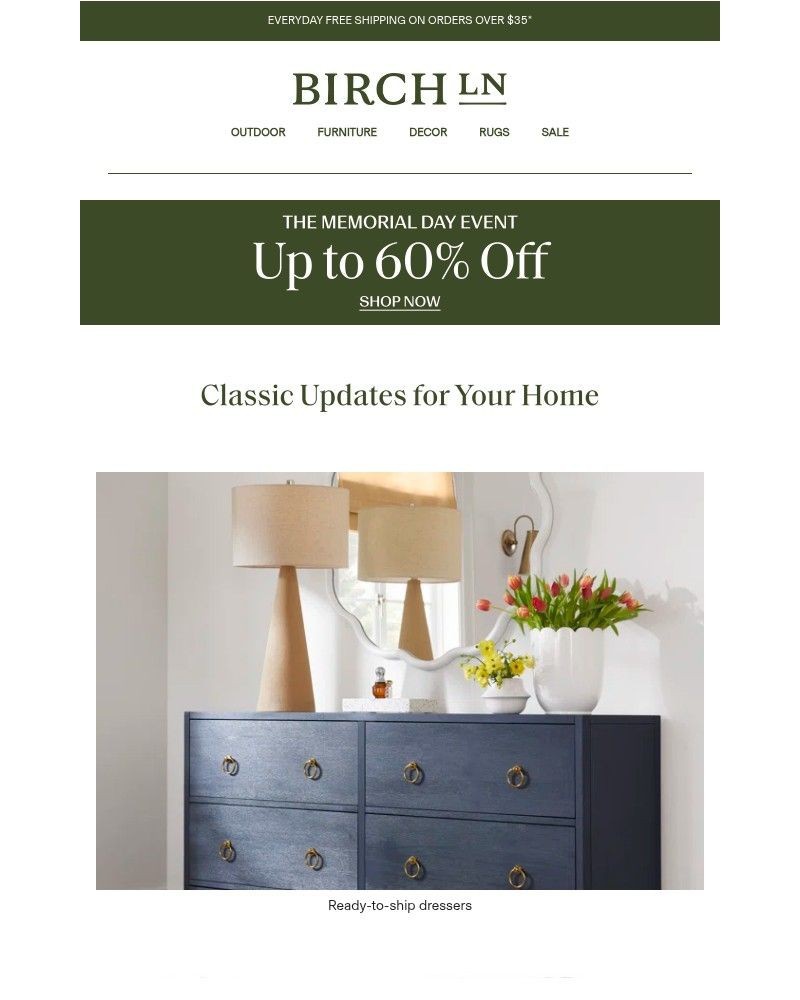 Screenshot of email with subject /media/emails/our-in-stock-dressers-are-ready-to-ship-d8cc15-cropped-e471f614.jpg