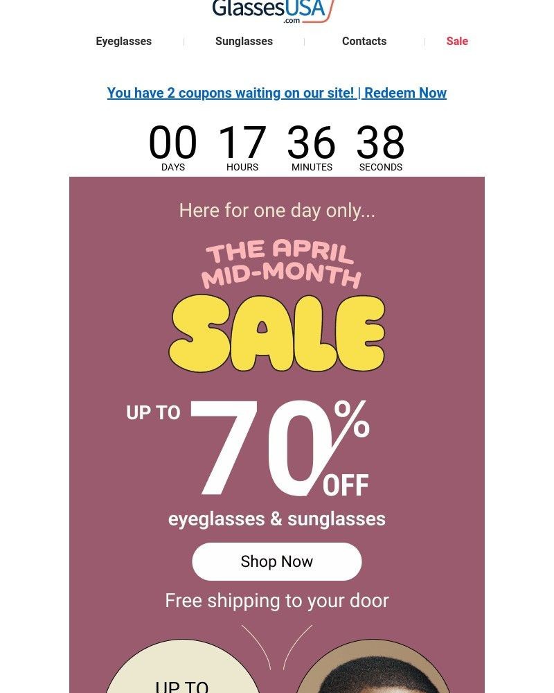 Screenshot of email with subject /media/emails/our-mid-month-sale-is-on-for-today-only-act-fast-d8a3c6-cropped-2c8b3f1c.jpg