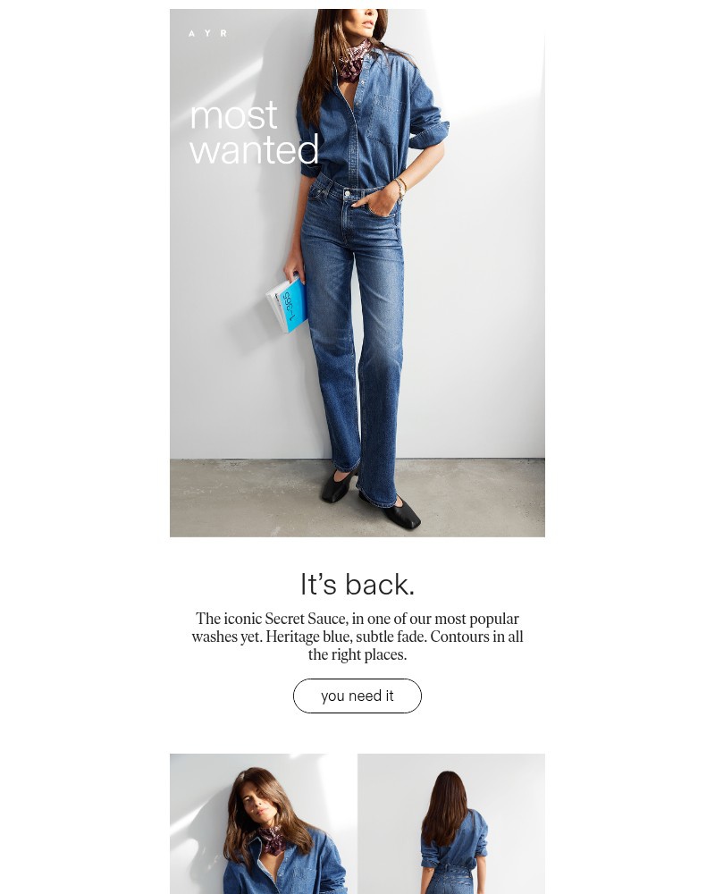 Screenshot of email with subject /media/emails/our-most-sold-out-jean-ever-f7d27f-cropped-41a36287.jpg