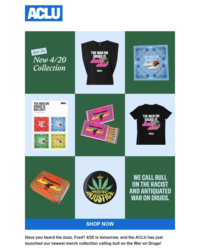 Screenshot of email with subject /media/emails/our-new-420-merch-is-fire-6ffe66-cropped-5a9774e1.jpg