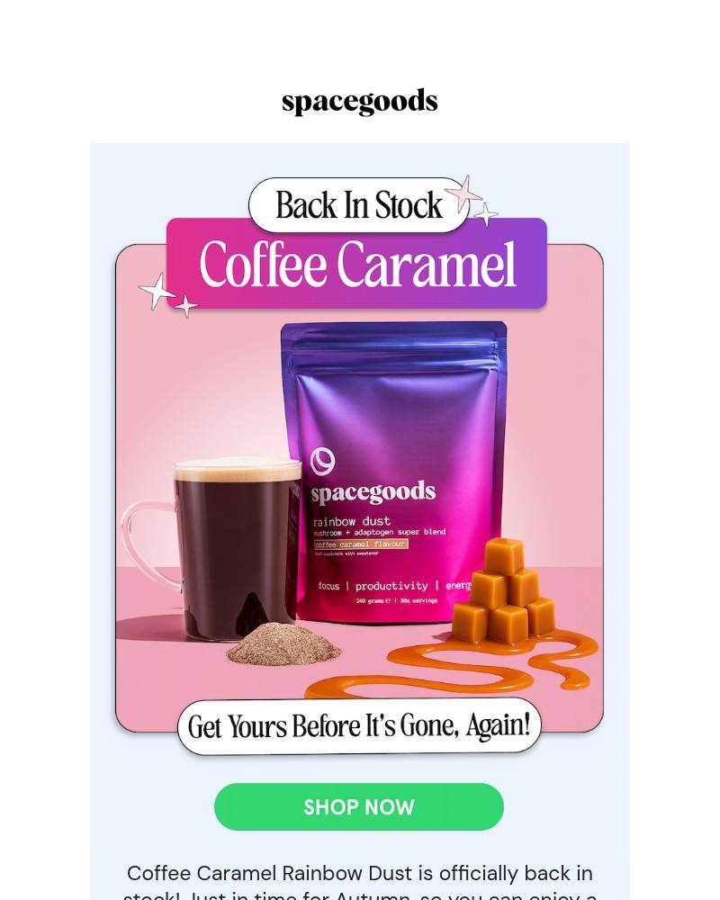 Screenshot of email with subject /media/emails/our-sellout-flavour-is-back-88f950-cropped-25624208.jpg