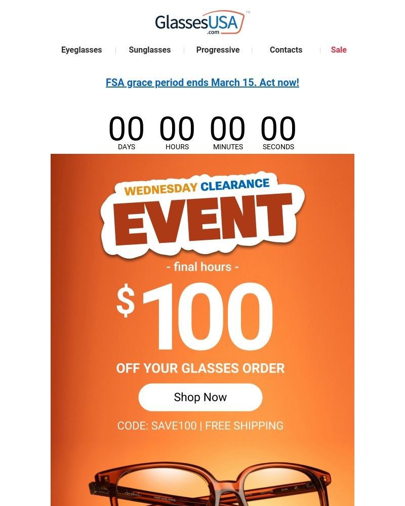 Screenshot of email with subject /media/emails/our-wednesday-clearance-is-going-fast-836c28-cropped-7810eeea.jpg