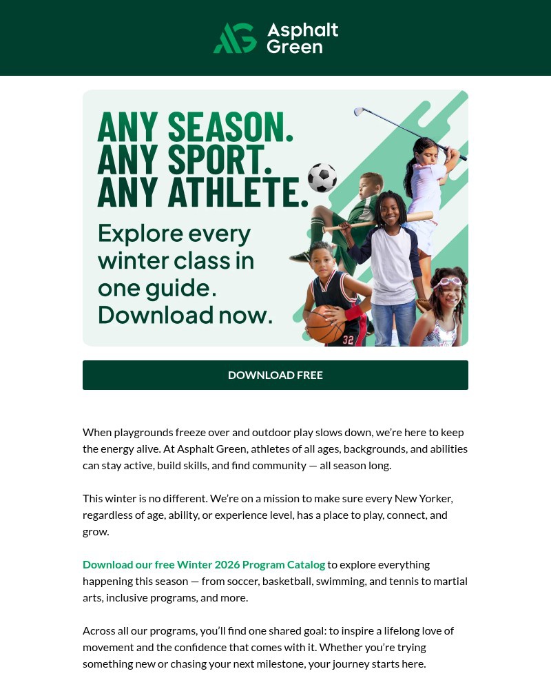 Screenshot of email with subject /media/emails/our-winter-2026-program-catalog-is-here-d60018-cropped-e970f0dc.jpg