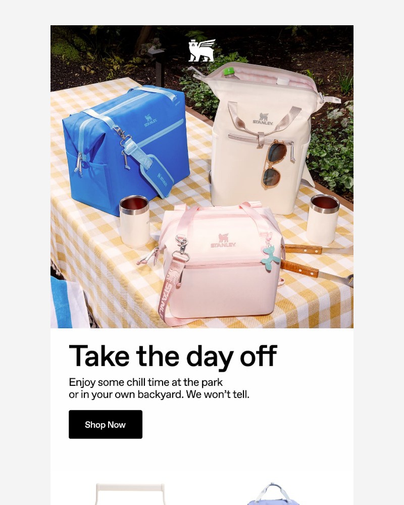 Screenshot of email sent to a Stanley Newsletter subscriber