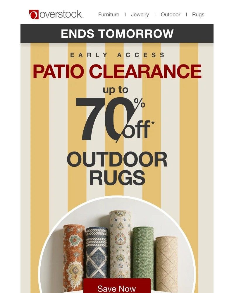 Screenshot of email with subject /media/emails/outdoor-rugs-up-to-70-off-ends-tomorrow-5f140c-cropped-8809f4d0.jpg