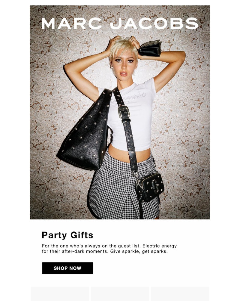 Screenshot of email sent to a Marc Jacobs Newsletter subscriber