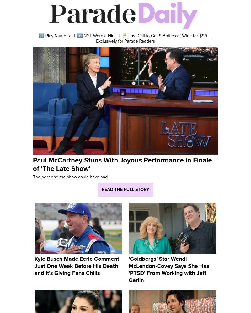 Screenshot of email with subject /media/emails/paul-mccartney-stuns-with-joyous-performance-in-finale-of-the-late-show-d0b8e0-cr_XqKoTkW.jpg